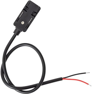 LEDKIA LIGHTING Verbindungsstück mit Kabel für externes Netzteil für Magnetschiene 25mm SuperSlim Schwarz