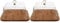 YARNOW 2pcs Wooden Cake Plate with Dome Square Cake Display Stand with Acrylic Lid for Wedding Party