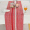 The Art Box Boho Tischläufer aus Baumwollstoff, 35,6 x 183 cm, geflochten, gestreift, für Küche, Esstisch, Quaste, für Hochzeit, Heimdekoration