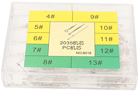 UPQRSG Uhrennadel, Austausch Von DIy Reparaturteilen Aus Legierung, Ersatzteile für Stunde, Minute und Sekunde, Tragbare Präzise Uhrenersatzzeiger, für Die Reparatur Von Uhren