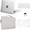 MOSISO Hülle Kompatibel mit MacBook Air 15 Zoll 2025 2024 2023 M4 M3 M2 A3241 A3114 A2941,Plastik Hartschale Schutzhülle Case&Sleeve Tasche&Tastaturschutz&Displayschutz&Webcam Cover,Klar