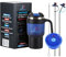 ETAMIBEL 20oz Double Wall Stainless Steel Vacuum Insulated Tumbler with Handle Straw Lid Straw Toppers Straw Brush | Thermos Flask for Water Iced Tea Coffee Smoothie and More| Portable Mug for Travel
