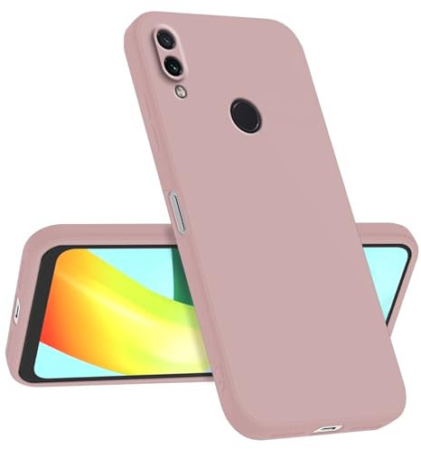 Longstong Funda Compatible con Redmi Note 7 (6.3), Delgada Antigolpes Personalizada Diseño Minimalista - Polvo de Arena