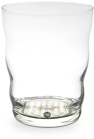 Panotophia Blume des Lebens Vitalwasser-Trinkglas Jasmina Gold - 300 m