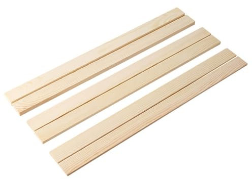 6pcs Pottery Teaching Rolling Mud Stick Guide Wooden Rolling Pin Guides Sticks Polymer Clay Depth Guide Pottery Tools Clay Tool Mudboard Tools for Pottery Polymer Clay (3mm)