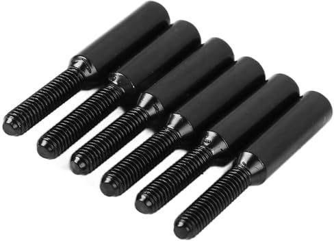 Gitarrenschrauben-Set, 6-teiliges Metall-Metall-Rundstab-Sechskant-E-Gitarren-Schrauben-Ersatzteil für Tremolo-System