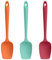 U-Taste Silikon Spatel Löffel 3er-Set, 315℃ Hitzebeständiger Antihaft-Gummischaberlöffel, Bpa Frei Flexibel Servierlöffel Küchenutensilien für Antihaftbeschichtetes Kochgeschirr (Bunt)