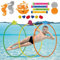 OceanHunt® Juguetes de Buceo Submarino | Kit Completo de Juegos de Piscina para Niños | Búsqueda Tesoro Pirata, Aros | Actividades al Aire Libre para Nino | Juguete Acuático | OriginalCorner®
