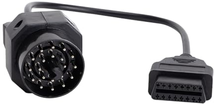 CGEAMDY OBD2 Adapterkabel, OBD2 Verlängerungskabel On-Board-Diagnose Stecker, 20-Poliges Bis 16-Poliges OBD2-Adapteranschluss-Diagnosekabel, Für Diagnosescannerkabel