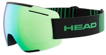 HEAD Unisex-Adult F-LYT Ski-und Snowboardbrille, Green/Black, L
