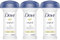 Dove Original Feuchtigkeitscreme, Anti-Transpirant & Anti-Transpirant, 50 ml x 3 Stück