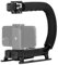Camera Stabilizer, Camera Handle Grip, Camera Stabilizer, Photography Equipment, Stabilizing Handle Grip with Cold-Shoe Mount, Camera Grip C-Shaped Handheld Stabilizer for Camera Camcorder