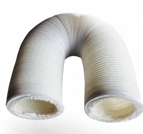 Abluftschlauch 3m Ø 100/102mm - Flexibler PVC Schlauch für Klimaanlagen, Wäschetrockner & Dunstabzugshauben - MDS-Pro