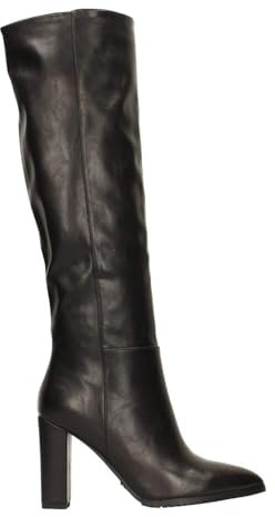 Stivali neri a punta con tacco alto 10cm BLACK 41