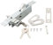 Zeroupshop Cerradura de gancho para puerta corredera de balcón de cocina, cerraduras de gancho de puerta correderas de balcón de cocina, cerraduras de seguridad con llaves