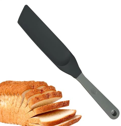 Espátula de silicona resistente al calor – Cuchillo grande para mezclar, utensilio de cocina | Restaurante panadería y almacenamiento en casa ideal para remover raspado y hornear accesorio para