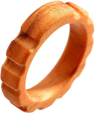 Holyart Rosenkranz-Ring Oliven-Holz, 19 mm (0.748 inc.) - DE 60