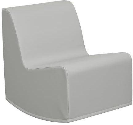 ECR4Kids SoftZone Wippe, Flexible Sitzgelegenheit, grau