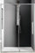 IMPALLI Box Doccia H200 Cm Estensibile 117-120 Cm A Nicchia Anta Battente Cabina Doccia Cristallo Temperato 6 Mm Trasparente Chiusura Magnetica Anticalcare (CROMO LUCIDO 120)
