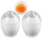 Egg Poachers Quick, Microwave Egg Cooker For Hard Boiled Eggs, Poaching Cups,For Breakfast, Kitchen, Restaurant (WHITE)