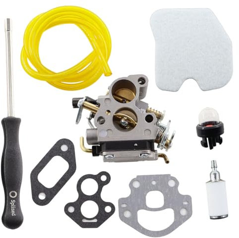 MCHNIC Carburateur avec filtre à air tournevis pour tronçonneuse McCulloch CS340 CS380 CS 340 380, Jonsered CS 2234 2238, Red Max GZ 380