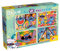 Lisciani - DISNEY Puzzle - LILO & STITCH Maxifloor - Puzzle 4 x 48 Pieces - Double Sided for Children from 4 years - Scenes to Colour on the Back - Format 35x25 - Creative Activity Birthday Gift Idea