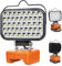 GZYZ Akku Lampe Für Worx 20V 4Pin, 126W 5800LM LED Arbeitsleuchte,Kabellose Baustellenlampe,Lampinglampen Mit USB und Typ-C und Niederspannungsschutz,für Gärten, Hinterhöfen, Garagen(keine Batterie)