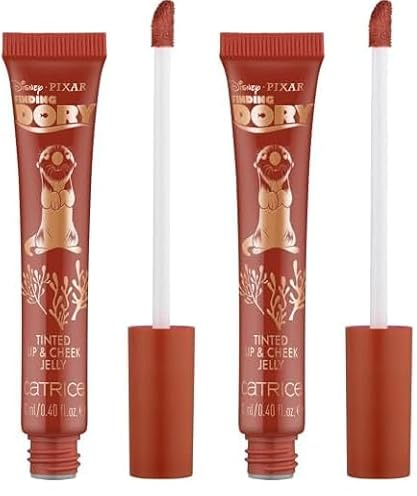 Catrice Tinte para labios y mejillas Finding Dory de Disney Pixar, adaptación al color, con grasas, natural, color intenso (12ml) (Paquete de 2)