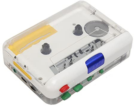 ZJchao Cassette Tape Player, Kassette Zum MP3 -Player USB Tape MP3 -Konverter CD Kassette Music mit 3,5 mm Aux Eingangskassettenkassette für PC Laptop