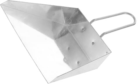 DEARMAMY Recogedor Metálico Reforzado para Basura Mini Pala de Mano Resistente y Pesada para Limpieza de Escritorio Cocina Oficina y Coche Diseño Compacto y Duradero