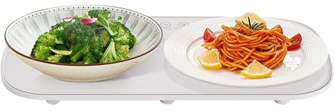 Bomefoi Bandeja Calentadora Eléctrica,Bandeja Calentadora para Platos de Comida - Calientaplatos para Restaurantes - para Fiestas Buffet Catering Cocina Restaurante
