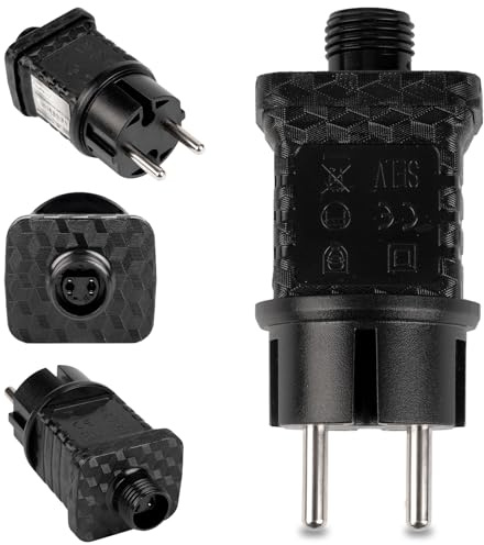 Lumiled LED Netzteil 24V-230V Adapter Stromversorgung 2,7-3,6W für Lichterketten – Wetterfest IP44 Steckernetzteil Weihnachtsbeleuchtung Weihnachtsdeko Balkon Garten kompatibel mit Solarlichtern