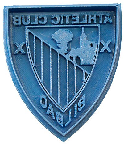 Cuticuter Fútbol Atletic De Bilbao Cortador de Galletas, Plástico, Azul, 8x7x1.5 cm