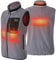 PROSmart Heated Gilet Polar Fleece Lightweight Heated Vest with USB Battery, Unisex (Gray, XL)