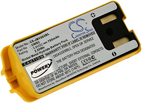 Akku kompatibel mit Jay Typ UDB2, 3,6V, NiMH
