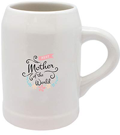 My Custom Style Boccale Birra Ceramica 500ml #Mamma - Best Mother#