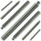 M6x50 mm (30 Stück) Madenschrauben - Edelstahl VA A2 V2A - Gewindestift mit Innensechskant und Zapfen - DIN 915 - ISO 4028 | AGBERG