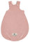Julius Zöllner Babyschlafsack gefüttert Musselin 2,5 TOG Gr. 62/68 | 100% Baumwollmusselin | Oeko-TEX Standard 100 | dusry Rose