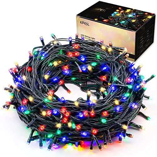 Luci di Natale 35M 320 LEDs Natalizie per Interno da Esterno, Funzione di Memoria con 8 Modalità Estensibile Stringa Luce Catene Luminose Decorazione per Alberi Halloween Festa Nozze - Colorato