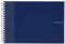 Lihit Lab N1675-11 Hirakuno Twist Notizbuch, A5E, E-Type, 17 Löcher, Navy