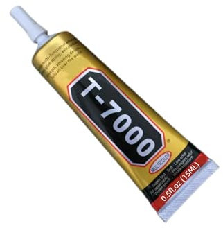 T-7000 15ml Super, Glass,Fabric,Craft, Adhesive,Puzzle, Glue Suitable for Repair Multipurpose High Performance Industrial Glue Semi Fluid Black Adhesive (15ML,1PACK)