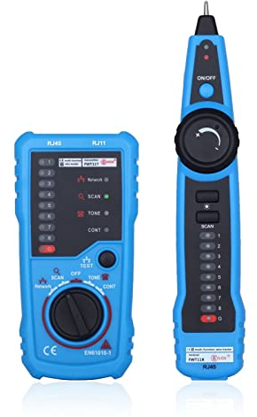 Wire Tracer, RJ11 RJ45-Kabelsucher, Netzwerkkabeltester, Ethernet-Netzwerk-Toner, Telefonleitungstest, Durchgangsprüfung