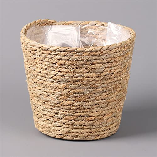 Pflanzen Kölle Seegraskorb 'Osaka' mit Folieneinsatz, Natur, 21 cm Ø, 2er-Set
