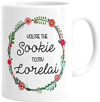 Giftme You're The Sookie to My Lorelai Mug, Best Friend Mug, 11oz Ceramic Coffee Novelty Tea Cup