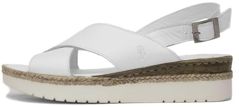 Hush Puppies Women's Saphira Sandals, White, 7