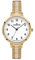 Dugena Damen-Armbanduhr 4461093 Fiona, Quarz, weißes Zifferblatt, Edelstahl, Mineralglas, Flexband, 3 bar