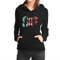 FANTA UNIVERSE FOR WIZARDS AND OTAKU Family - Kapuzenpulli Damen - 50% Baumwolle (S, Schwarz)