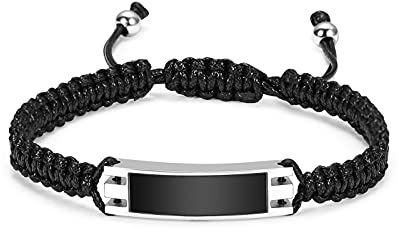 Minicremation Urnenarmband für Asche, verstellbares Seil, Gedenkurnen-Armreif für Männer und Frauen, handgefertigtes Perlen-Medaillon