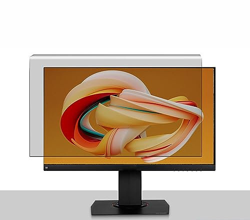 PRUJOY Filtro per Schermo per la Privacy del Computer sospeso, per Monitor Widescreen 16: 9 Proteggi Schermo per Schermo Privacy antiriflesso e Luce Blu (24 inch 16: 10)