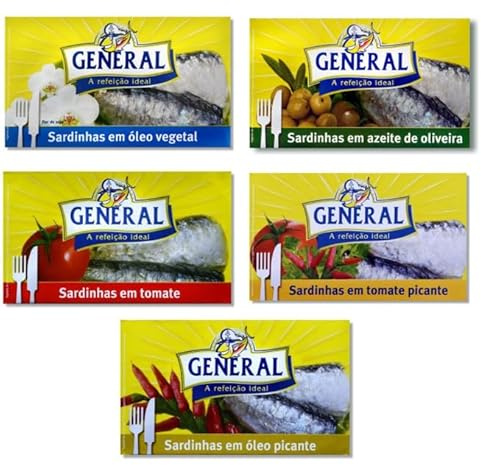 General Sardinen Variation 5 x 120 g | Reich an Omega 3 | Portugal